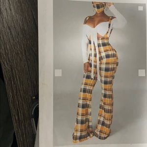 Plaid Out Jumpsuit. SOLD OUT